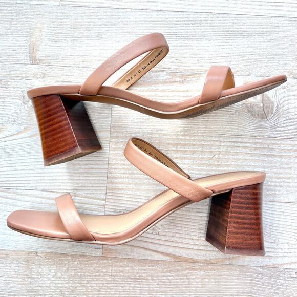 & Other Stories Tan Heeled Sandals - Picture 2 of 8